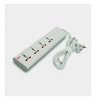 GM E-BOOK 4+4 POWER OUTLET SPIKE GUARD, 3061