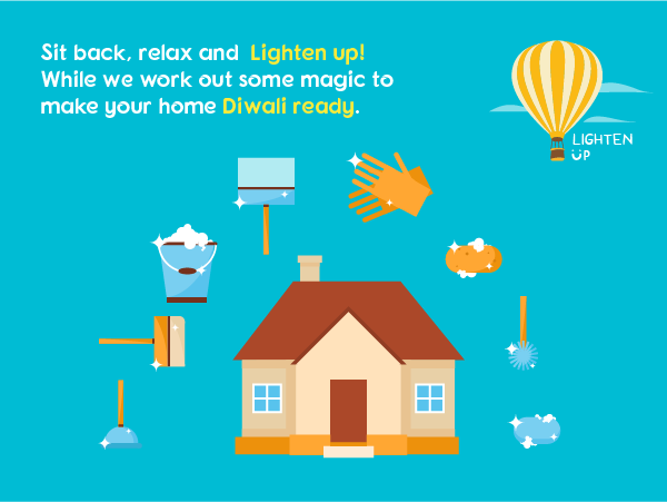 This Diwali, LightenUp with Taskbob! Whatever your home requirements, Taskbob is here to  help you!