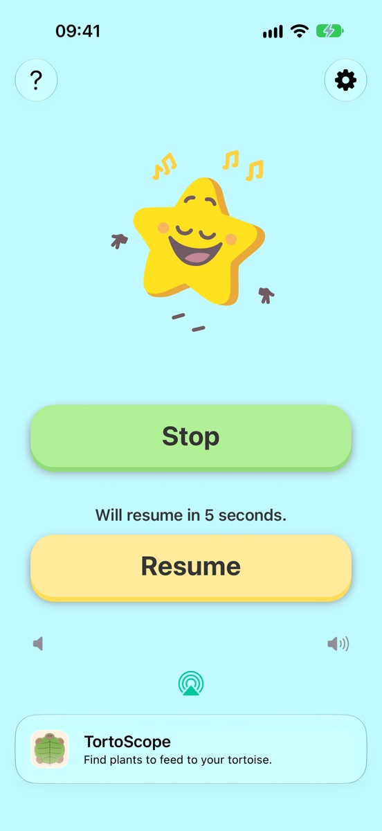 Paused: 'Will resume in 5 seconds' with a Resume button