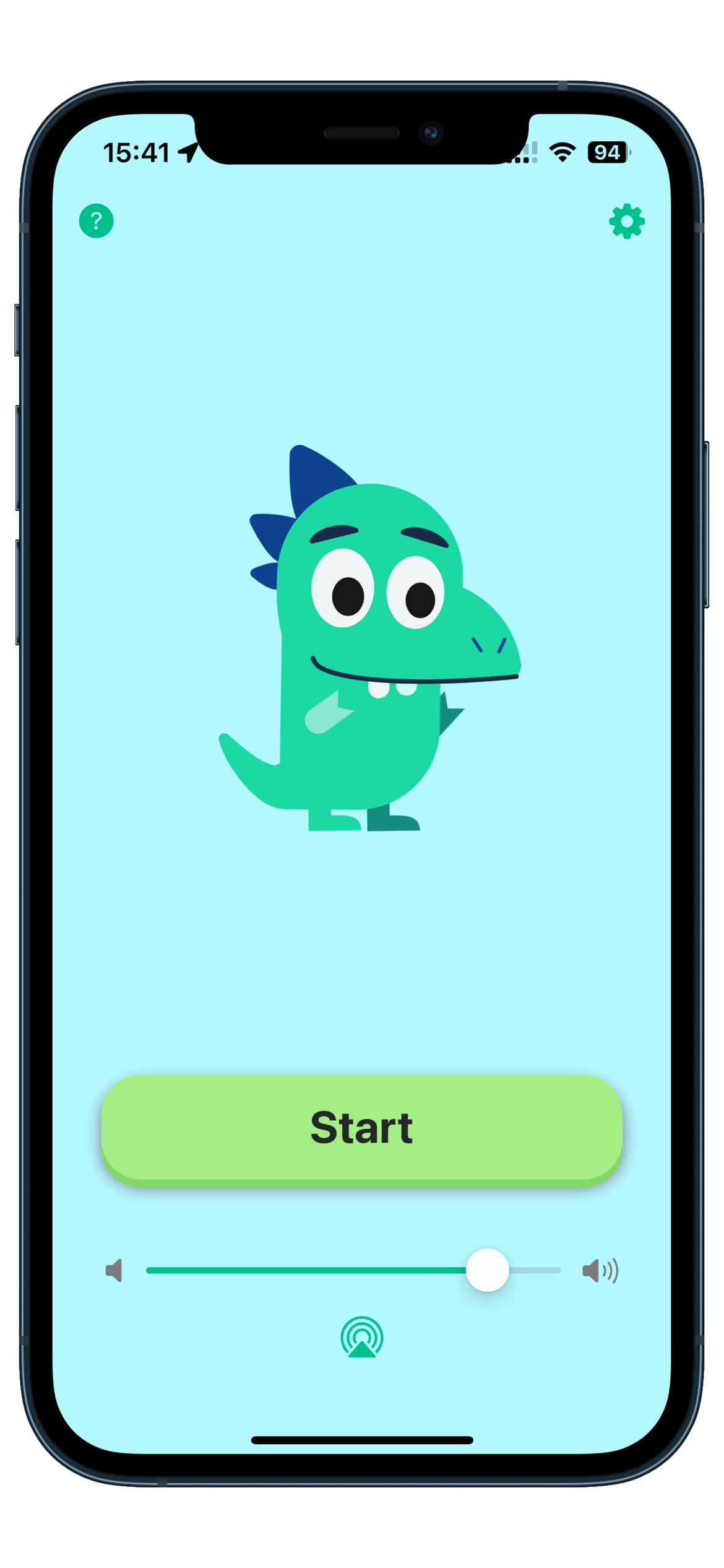Musical Chairs App Running On iPhone