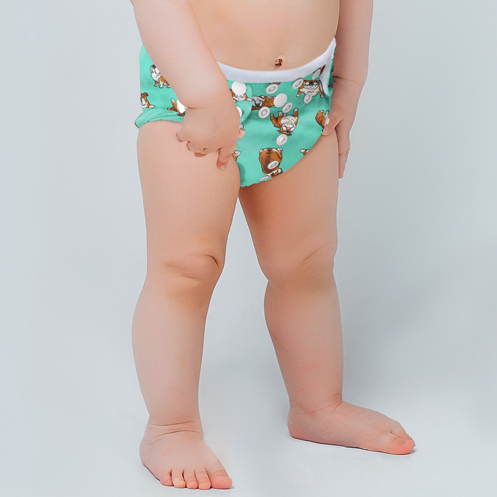 2 Pcs Reusable Baby Cloth Pocket Diaper One Size Washable Diaper Nappies - Picture 13 of 25