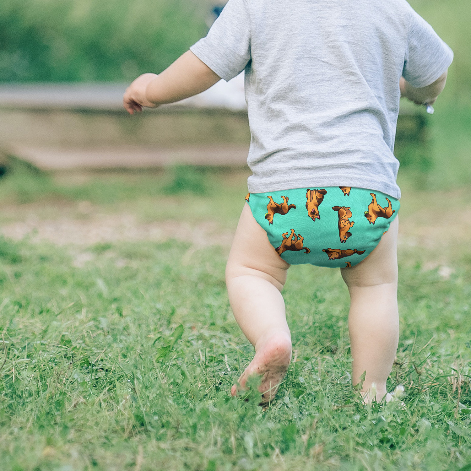 2 Pcs Reusable Baby Cloth Pocket Diaper One Size Washable Diaper Nappies - Picture 18 of 25