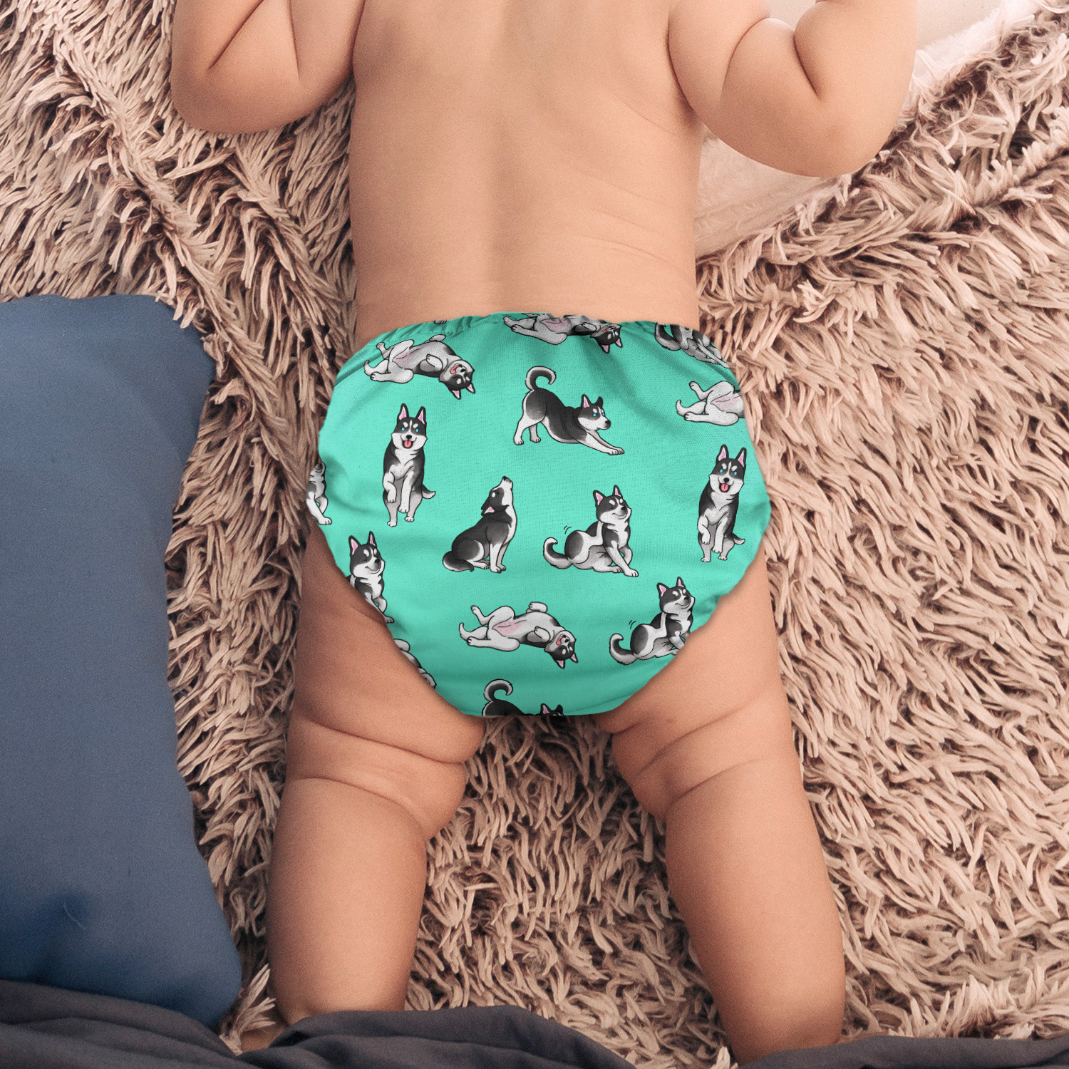 2 Pcs Reusable Baby Cloth Pocket Diaper One Size Washable Diaper Nappies - Picture 23 of 25