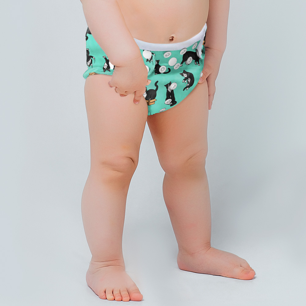 2 Pcs Reusable Baby Cloth Pocket Diaper One Size Washable Diaper Nappies - Picture 7 of 25