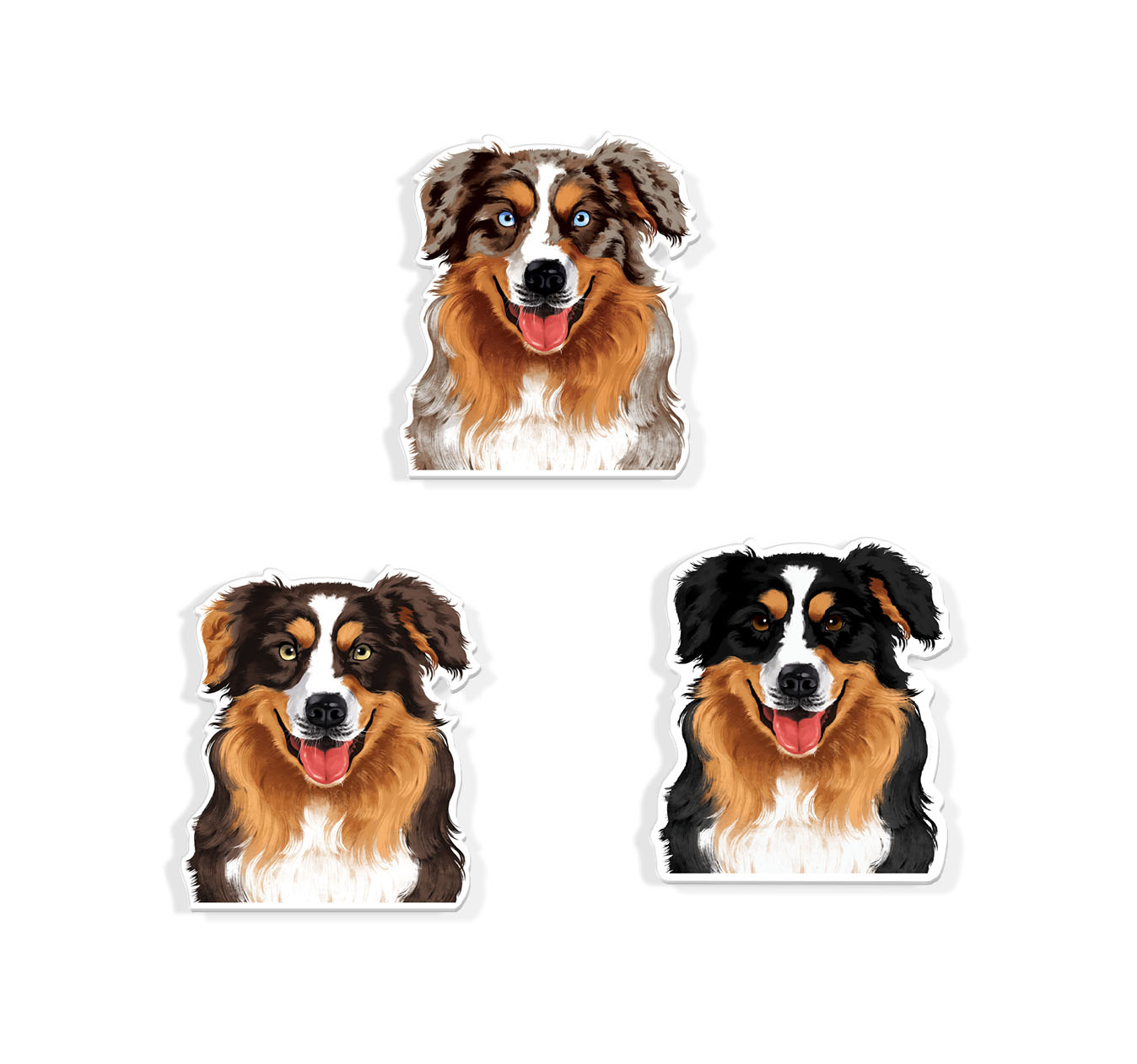 Set 3 PCS Cute Animal Refrigerator Magnets Fridge Holder Sticker Notes Message - Picture 8 of 103