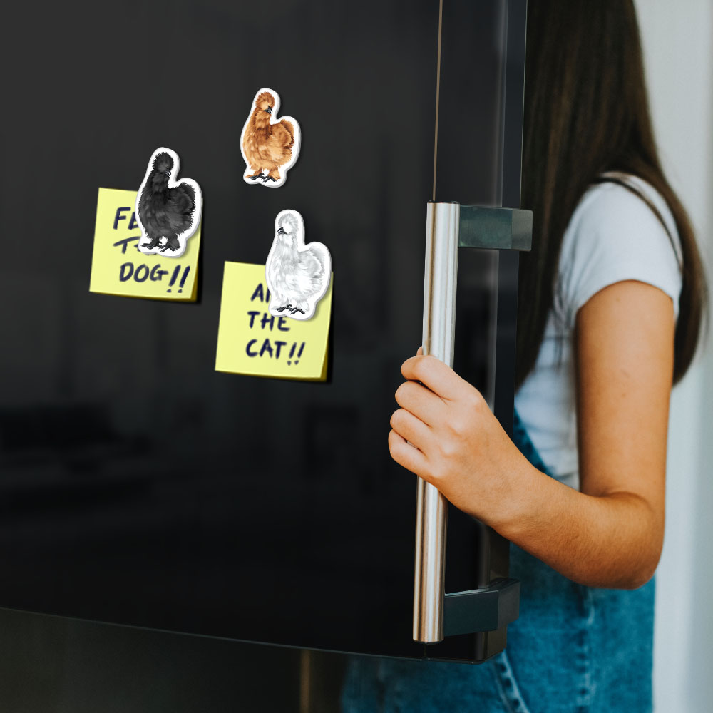 Set 3 PCS Cute Animal Refrigerator Magnets Fridge Holder Sticker Notes Message - Picture 5 of 103
