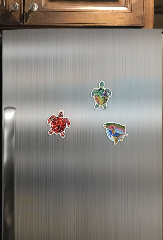 Set 3 PCS Cute Animal Refrigerator Magnets Fridge Holder Sticker Notes Message - Picture 26 of 103