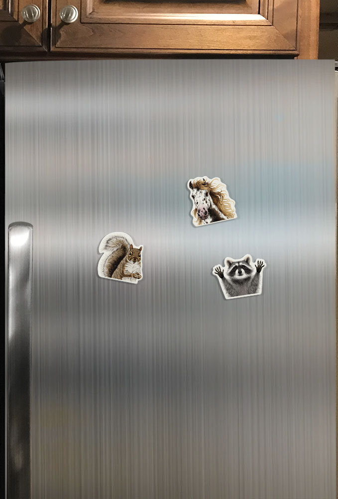 Set 3 PCS Cute Animal Refrigerator Magnets Fridge Holder Sticker Notes Message - Picture 103 of 103