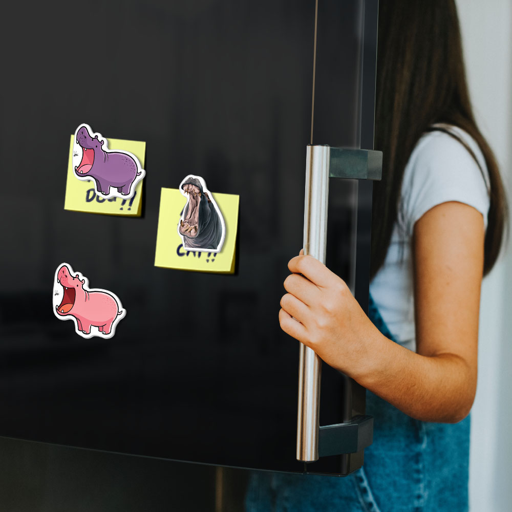 Set 3 PCS Cute Animal Refrigerator Magnets Fridge Holder Sticker Notes Message - Picture 38 of 103