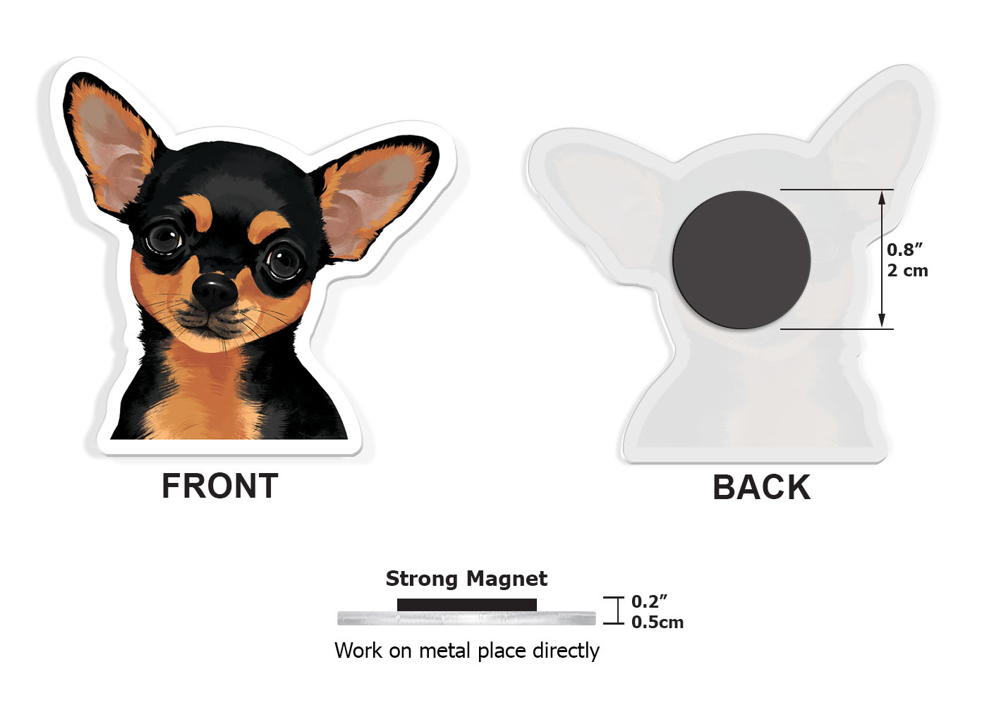 Set 3 PCS Cute Animal Refrigerator Magnets Fridge Holder Sticker Notes Message - Picture 63 of 103