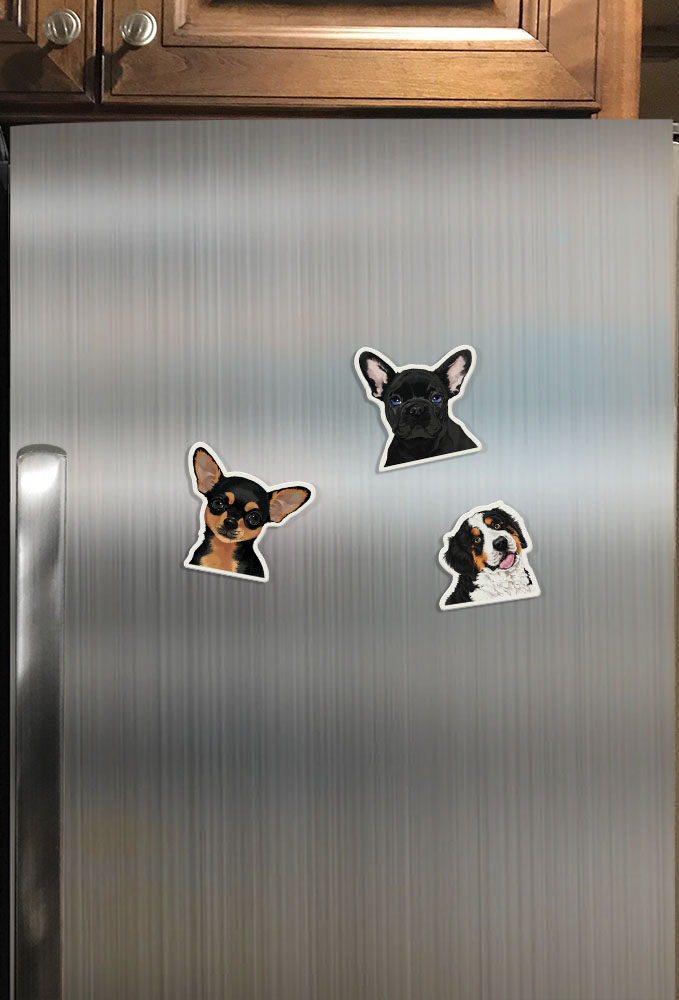 Set 3 PCS Cute Animal Refrigerator Magnets Fridge Holder Sticker Notes Message - Picture 68 of 103