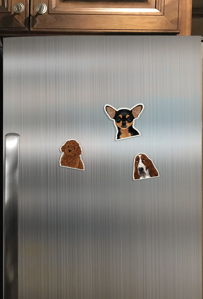 Set 3 PCS Cute Animal Refrigerator Magnets Fridge Holder Sticker Notes Message - Picture 75 of 103