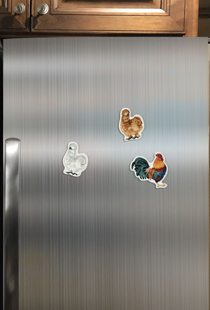 Set 3 PCS Cute Animal Refrigerator Magnets Fridge Holder Sticker Notes Message - Picture 96 of 103