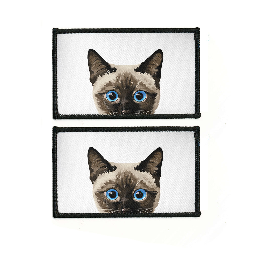 2 Stück Rechteck Bestickt Bügelbild Patches Nähen Patch auf Stoffe DIY Basteln - Bild 23 von 281