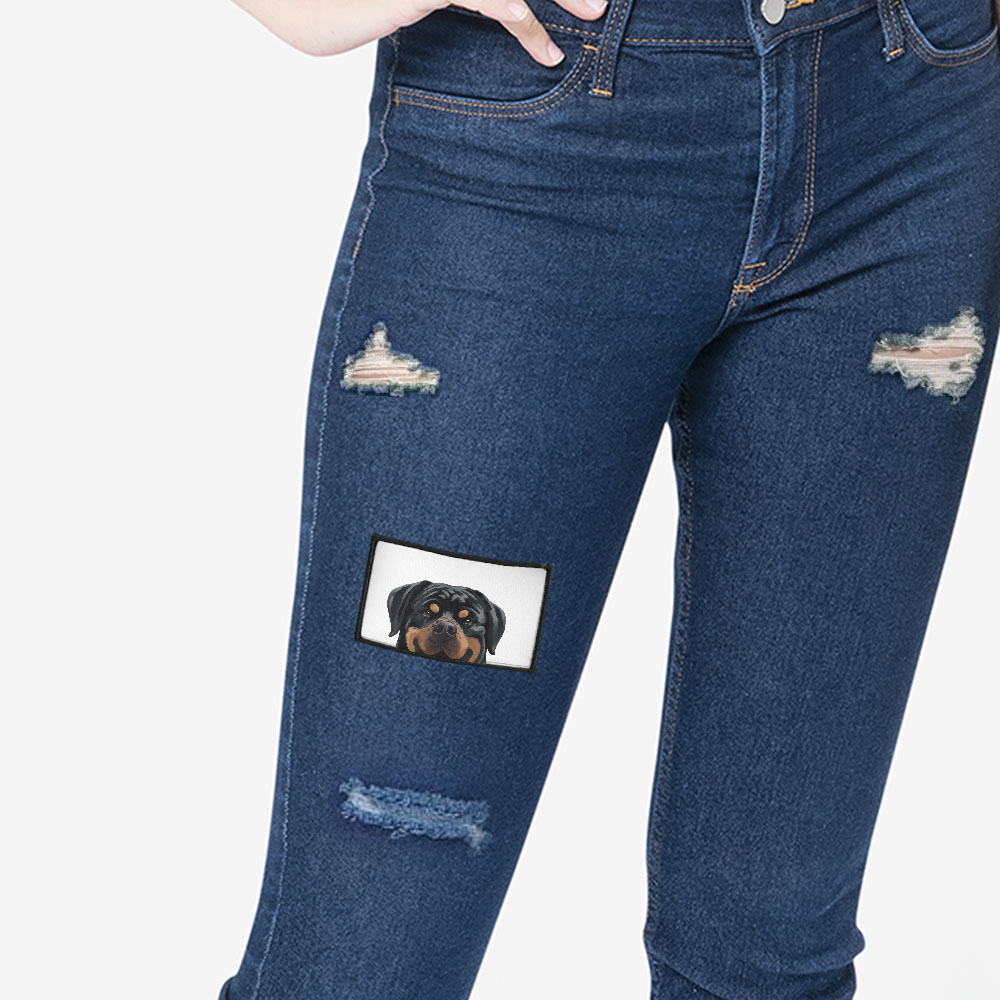 2 Stück Rechteck Bestickt Bügelbild Patches Nähen Patch auf Stoffe DIY Basteln - Bild 70 von 281