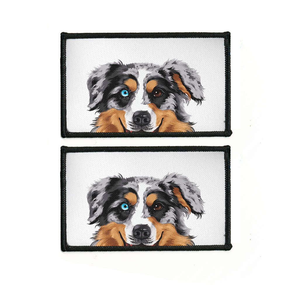 2 Stück Rechteck Bestickt Bügelbild Patches Nähen Patch auf Stoffe DIY Basteln - Bild 86 von 281
