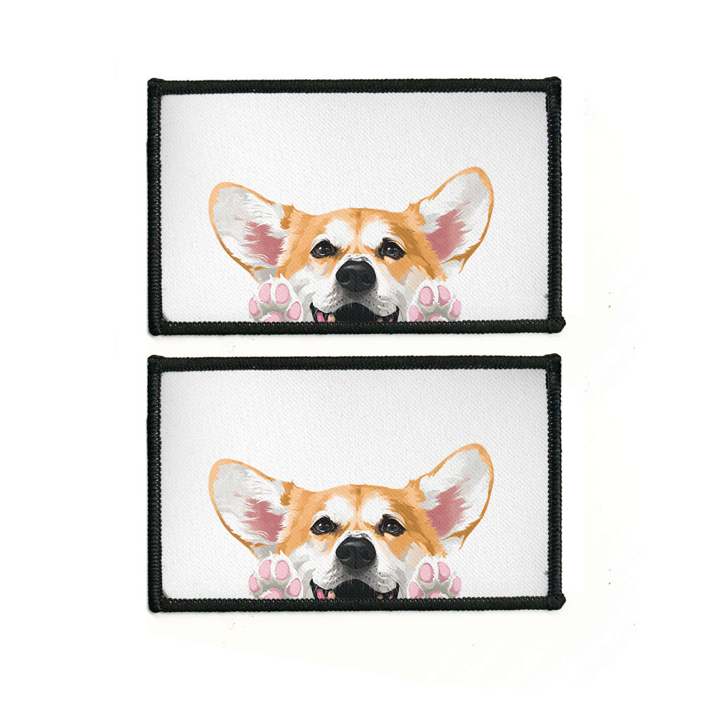 2 Stück Rechteck Bestickt Bügelbild Patches Nähen Patch auf Stoffe DIY Basteln - Bild 93 von 281
