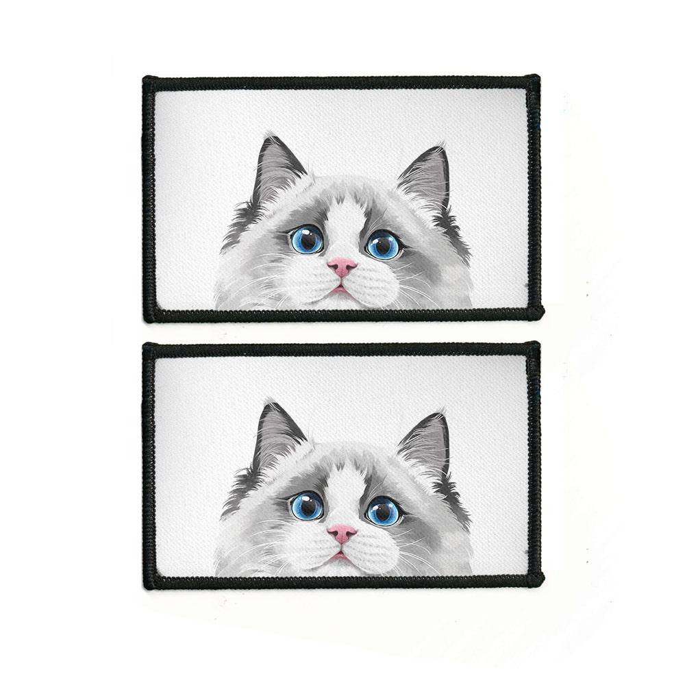 2 Stück Rechteck Bestickt Bügelbild Patches Nähen Patch auf Stoffe DIY Basteln - Bild 114 von 281