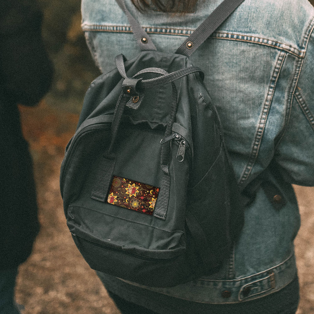 2 Stück Rechteck Bestickt Bügelbild Patches Nähen Patch auf Stoffe DIY Basteln - Bild 132 von 281