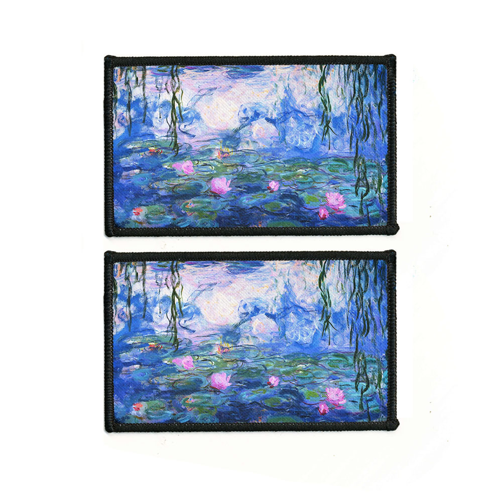 2 Stück Rechteck Bestickt Bügelbild Patches Nähen Patch auf Stoffe DIY Basteln - Bild 135 von 281