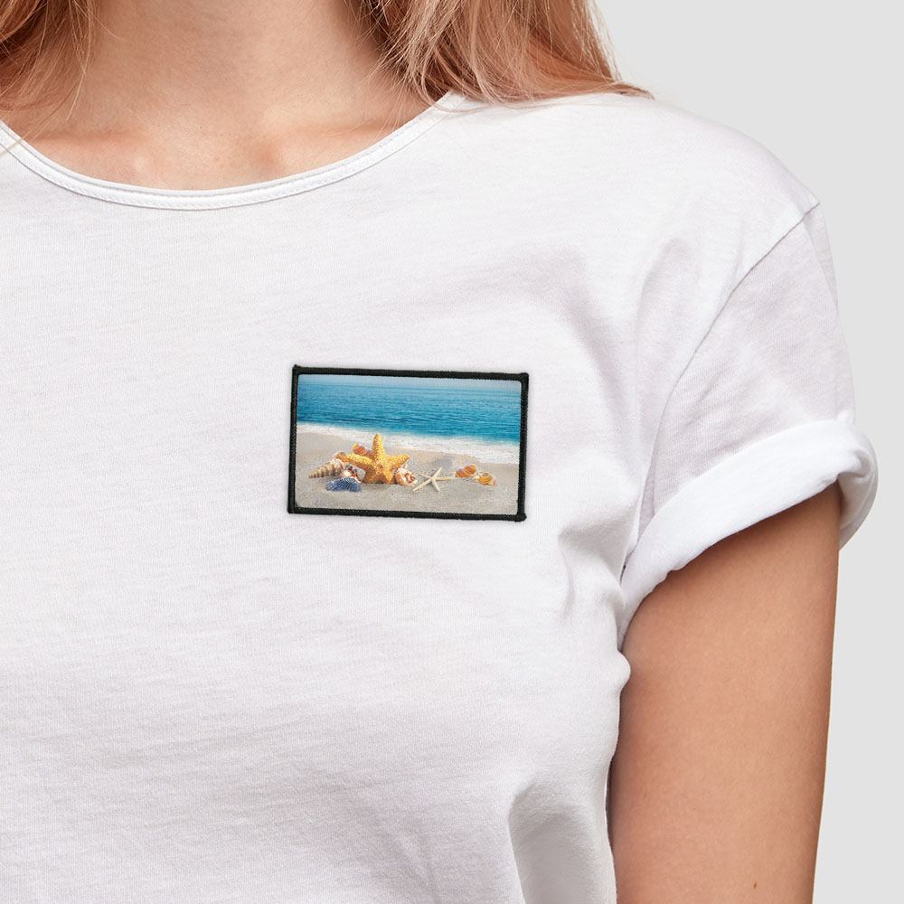 2 Stück Rechteck Bestickt Bügelbild Patches Nähen Patch auf Stoffe DIY Basteln - Bild 194 von 281