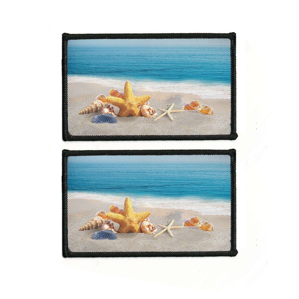 2 Stück Rechteck Bestickt Bügelbild Patches Nähen Patch auf Stoffe DIY Basteln - Bild 191 von 281