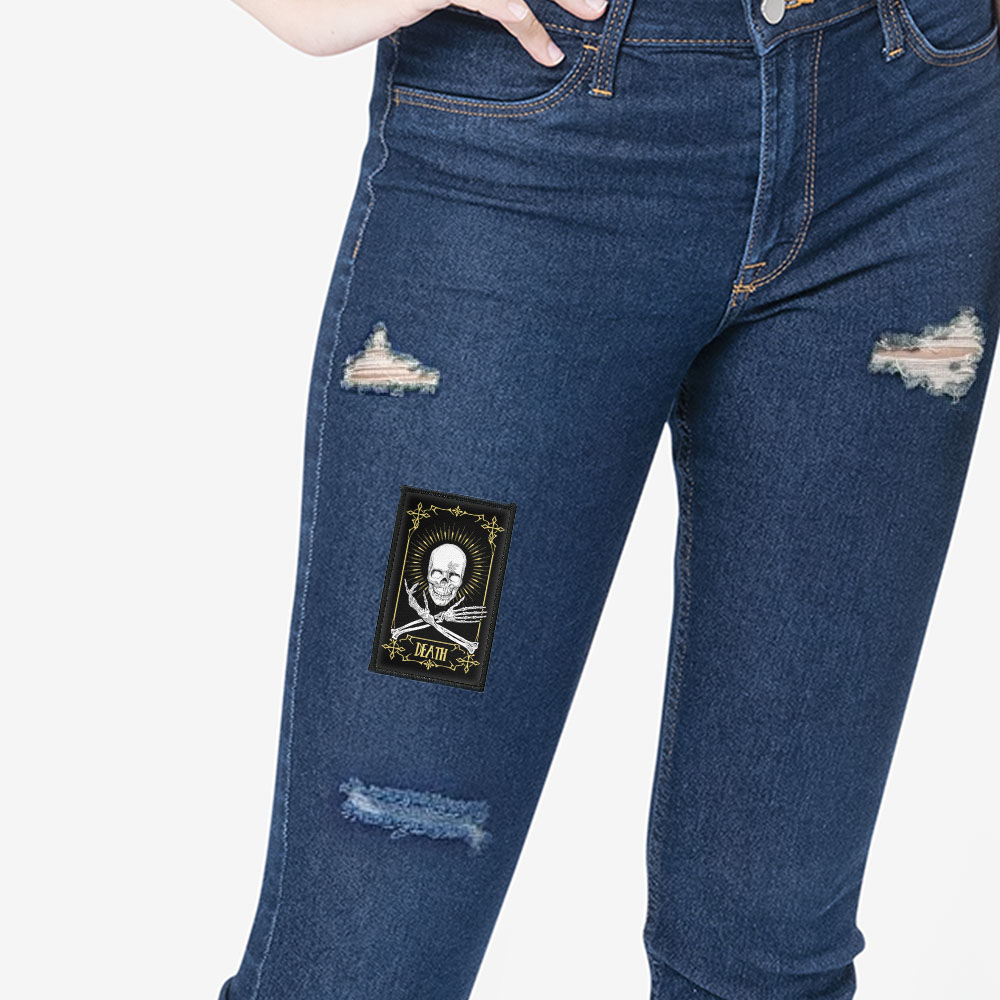 2 Stück Rechteck Bestickt Bügelbild Patches Nähen Patch auf Stoffe DIY Basteln - Bild 203 von 281