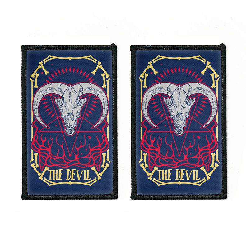 2 Stück Rechteck Bestickt Bügelbild Patches Nähen Patch auf Stoffe DIY Basteln - Bild 205 von 281