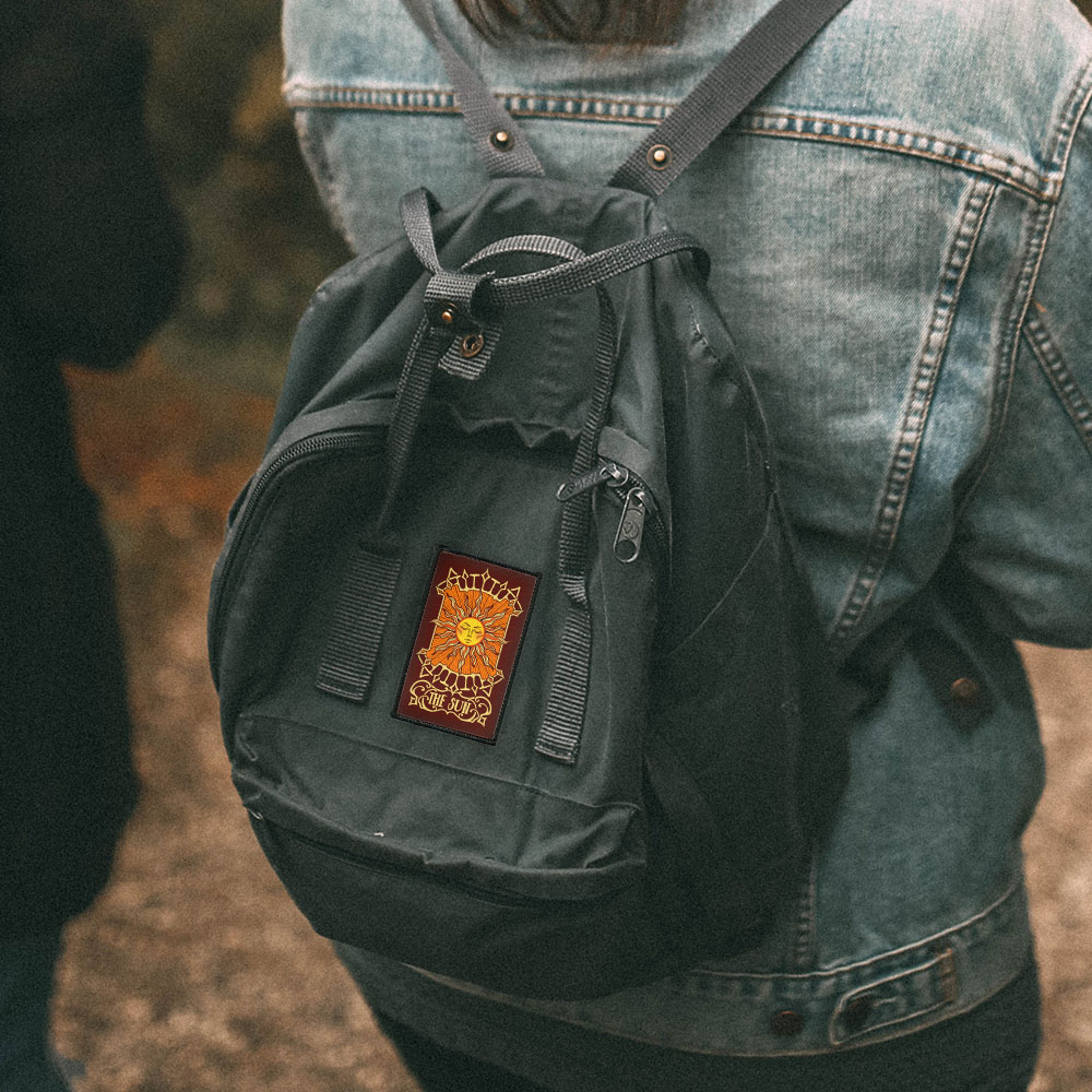 2 Stück Rechteck Bestickt Bügelbild Patches Nähen Patch auf Stoffe DIY Basteln - Bild 251 von 281
