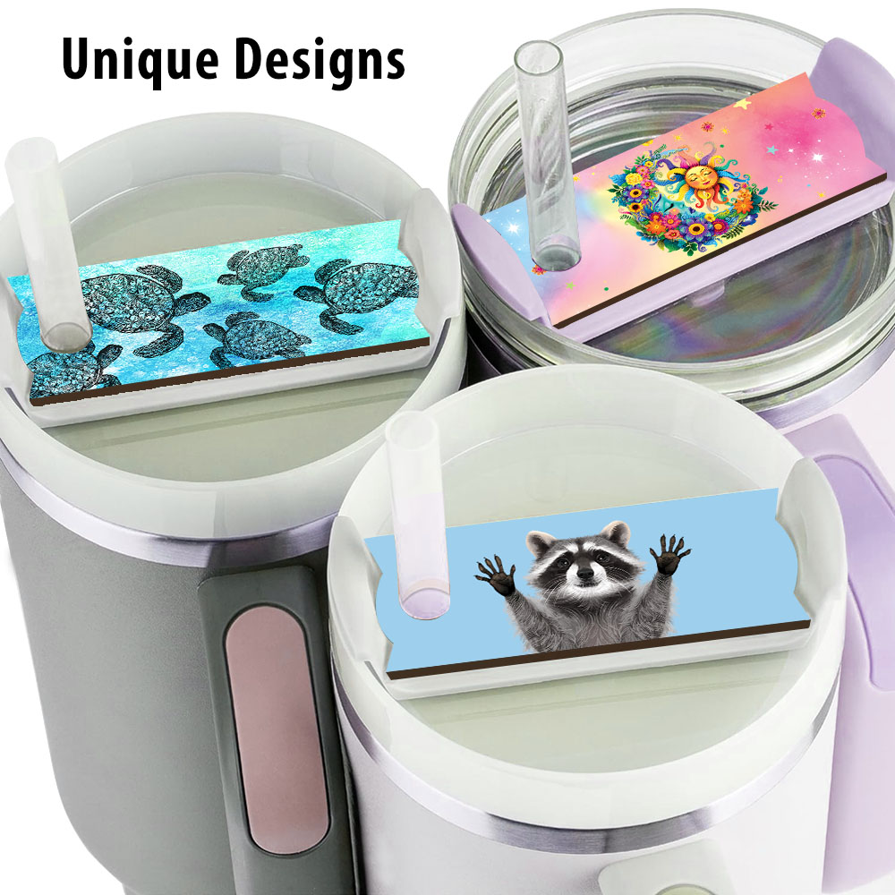 Set of 2 Animal Stanley Tumbler Name Plate Name Tags for 20-30 Oz Tumbler Cup - Picture 101 of 101