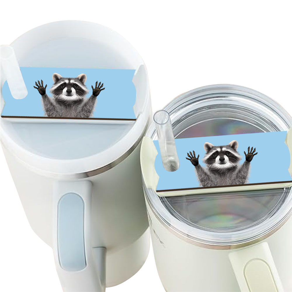 Set of 2 Animal Stanley Tumbler Name Plate Name Tags for 20-30 Oz Tumbler Cup - Picture 97 of 101