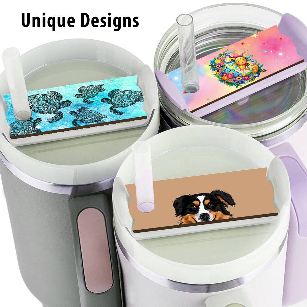 Set of 2 Animal Stanley Tumbler Name Plate Name Tags for 20-30 Oz Tumbler Cup - Picture 11 of 101