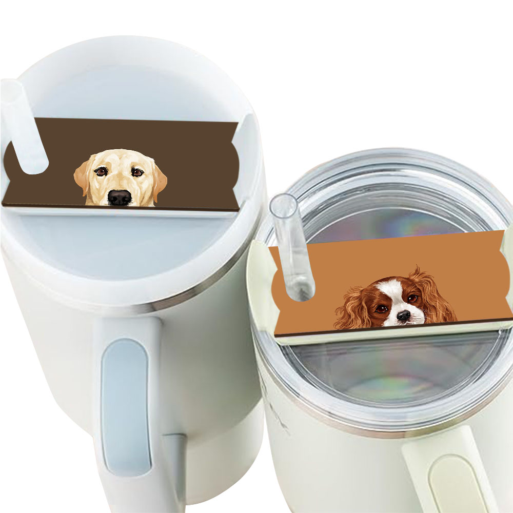Set of 2 Animal Stanley Tumbler Name Plate Name Tags for 20-30 Oz Tumbler Cup - Picture 12 of 101