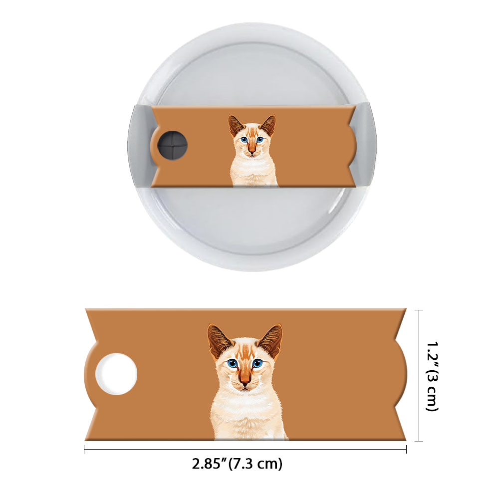 Set of 2 Animal Stanley Tumbler Name Plate Name Tags for 20-30 Oz Tumbler Cup - Picture 33 of 101