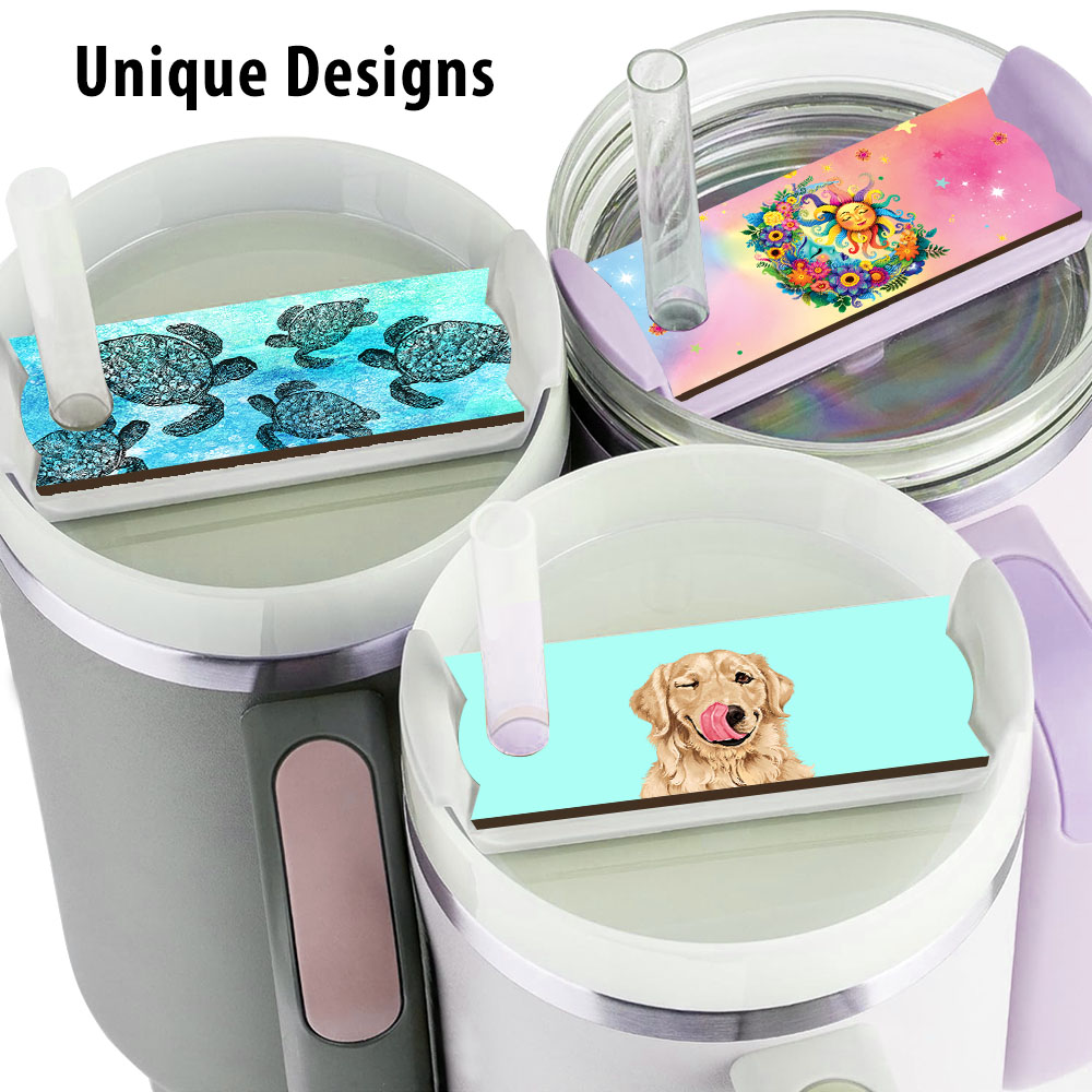 Set of 2 Animal Stanley Tumbler Name Plate Name Tags for 20-30 Oz Tumbler Cup - Picture 41 of 101