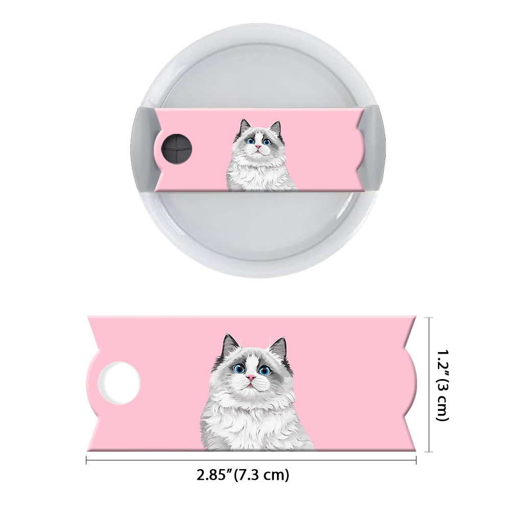 Set of 2 Animal Stanley Tumbler Name Plate Name Tags for 20-30 Oz Tumbler Cup - Picture 43 of 101