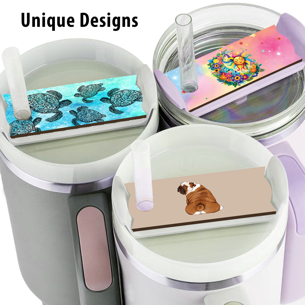 Set of 2 Animal Stanley Tumbler Name Plate Name Tags for 20-30 Oz Tumbler Cup - Picture 51 of 101