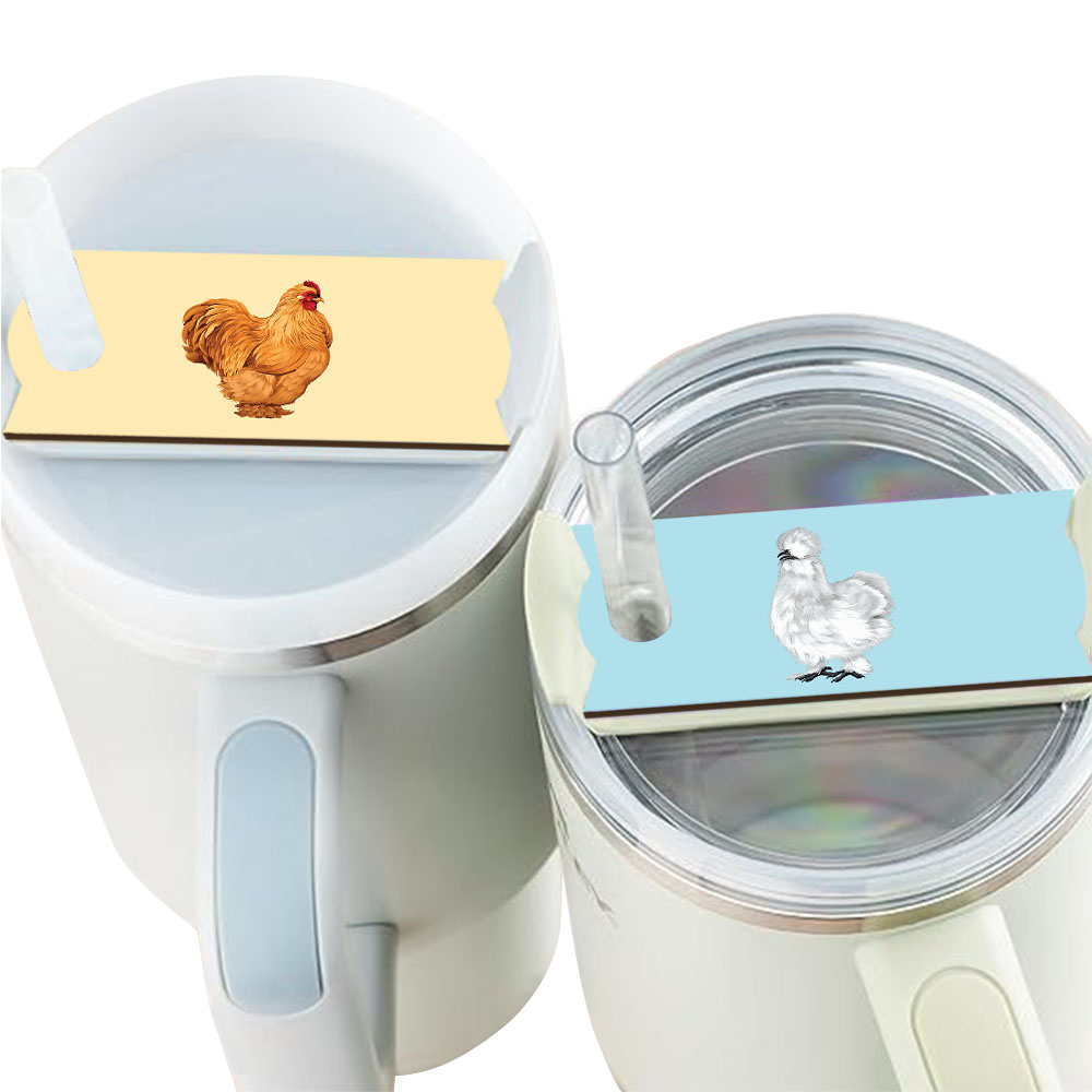 Set of 2 Animal Stanley Tumbler Name Plate Name Tags for 20-30 Oz Tumbler Cup - Picture 67 of 101