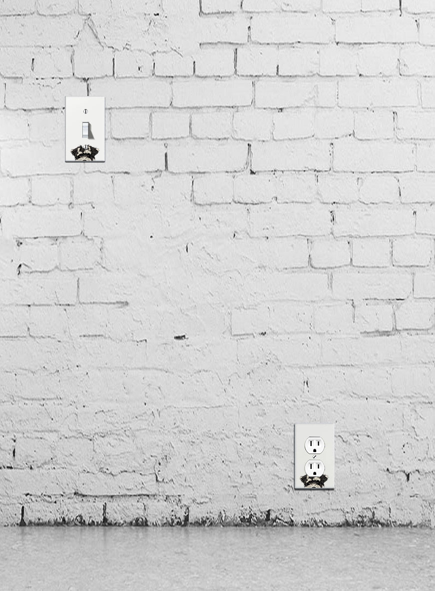 1-Gang Single Toggle Light Switch Wall Plate Decor Cover - Animal face - Picture 113 of 133