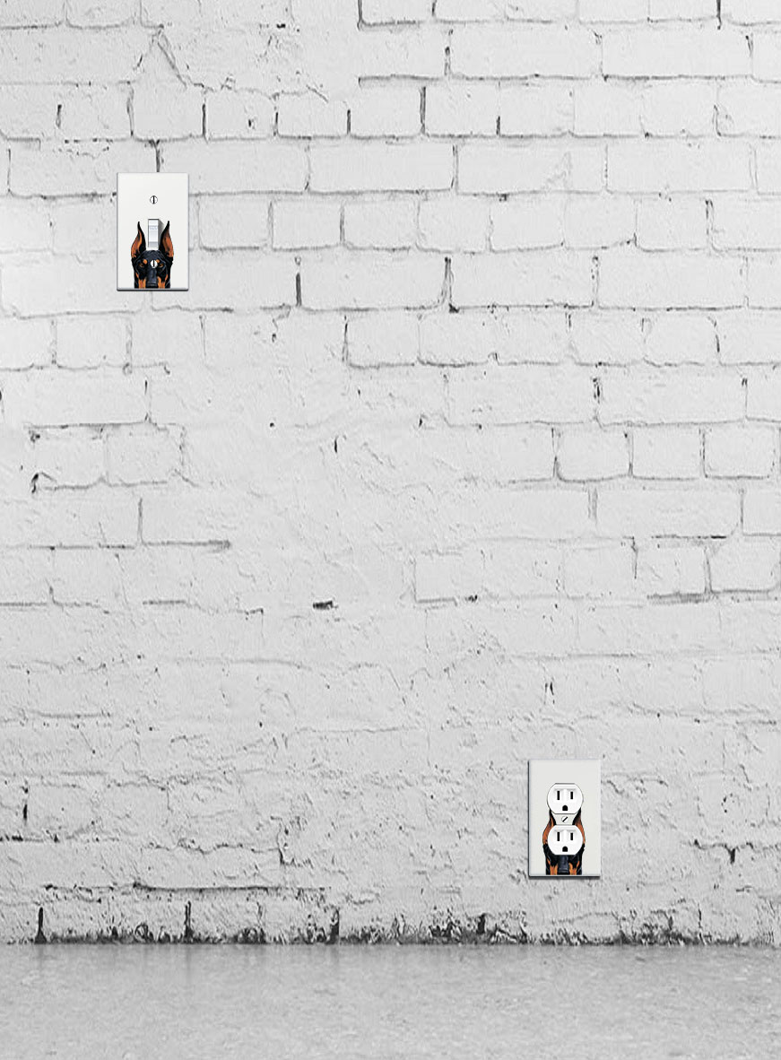 1-Gang Single Toggle Light Switch Wall Plate Decor Cover - Animal face - Picture 11 of 133