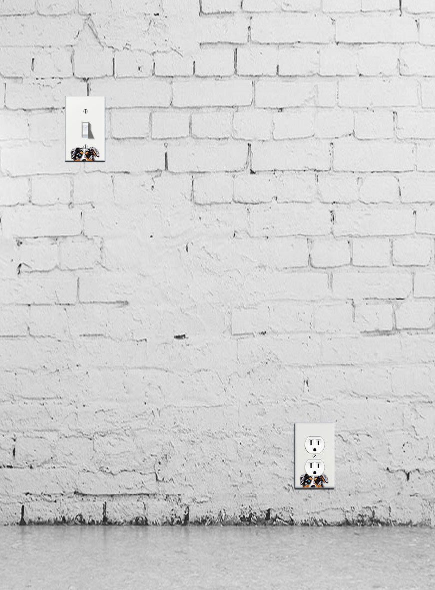 1-Gang Single Toggle Light Switch Wall Plate Decor Cover - Animal face - Picture 17 of 133