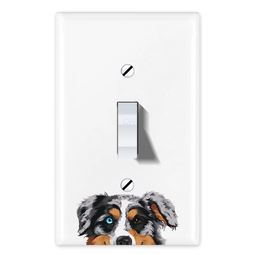 1-Gang Single Toggle Light Switch Wall Plate Decor Cover - Animal face - Picture 14 of 133