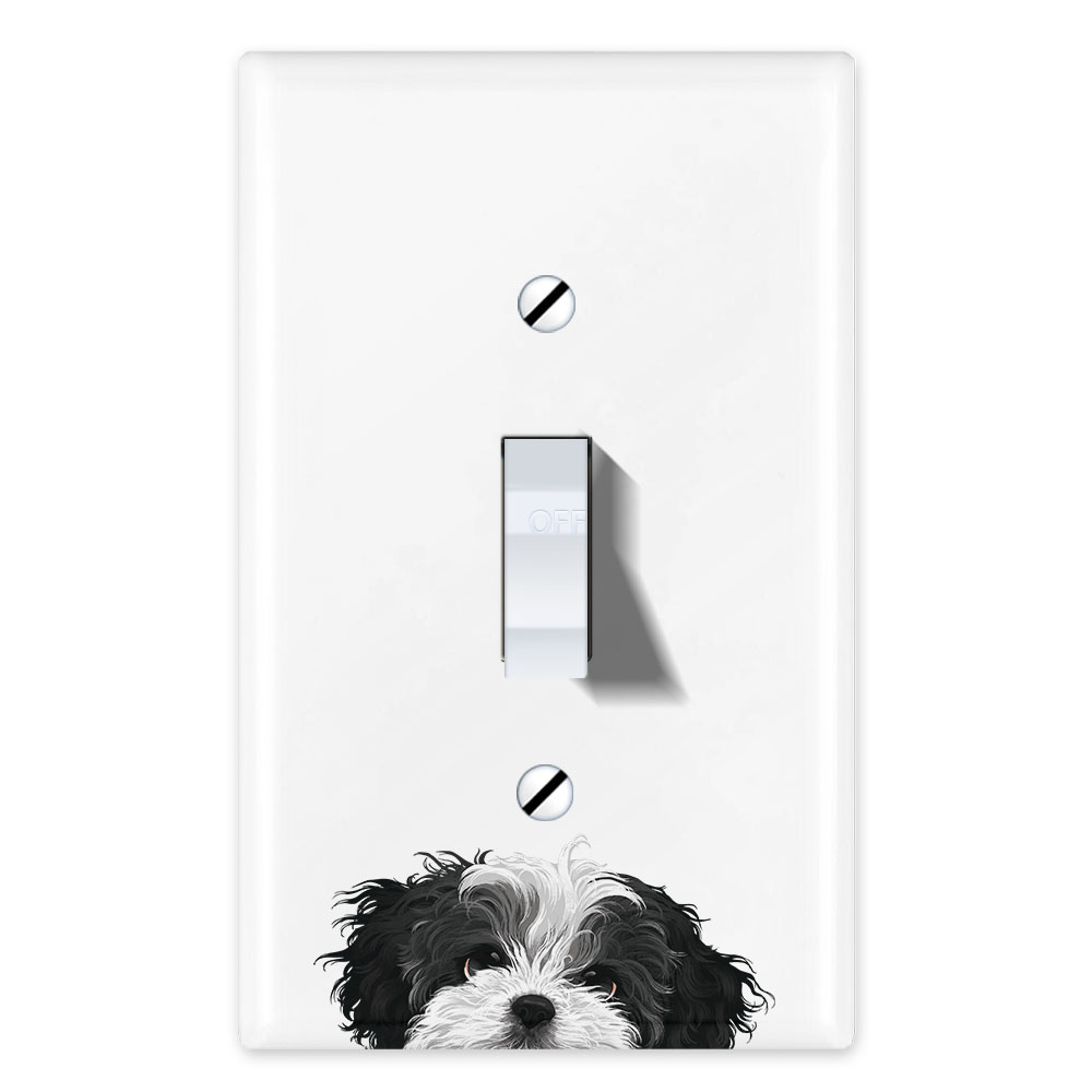 1-Gang Single Toggle Light Switch Wall Plate Decor Cover - Animal face - Picture 26 of 133