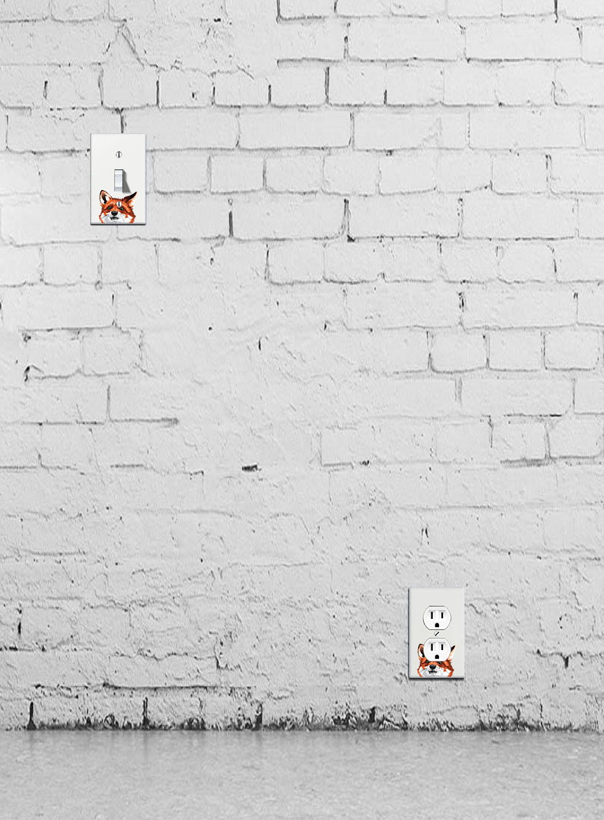 1-Gang Single Toggle Light Switch Wall Plate Decor Cover - Animal face - Picture 71 of 133