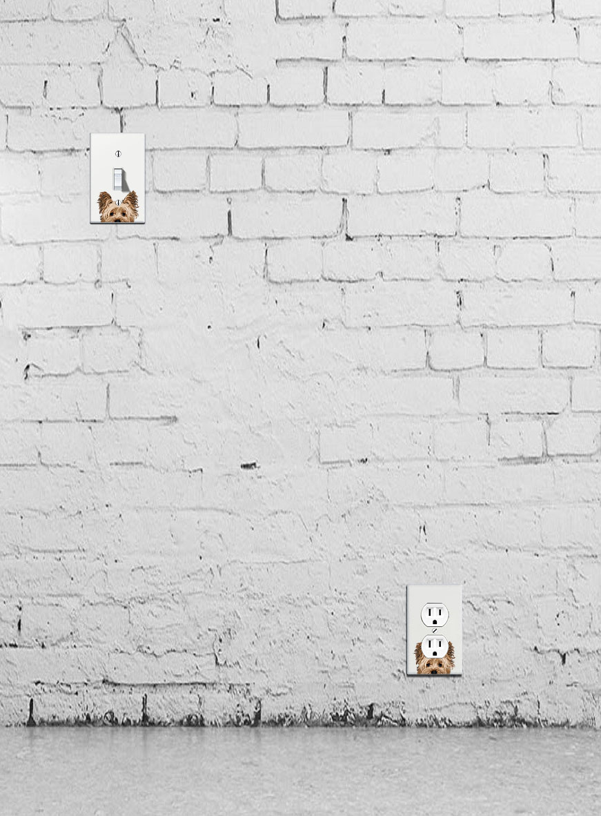 1-Gang Single Toggle Light Switch Wall Plate Decor Cover - Animal face - Picture 35 of 133