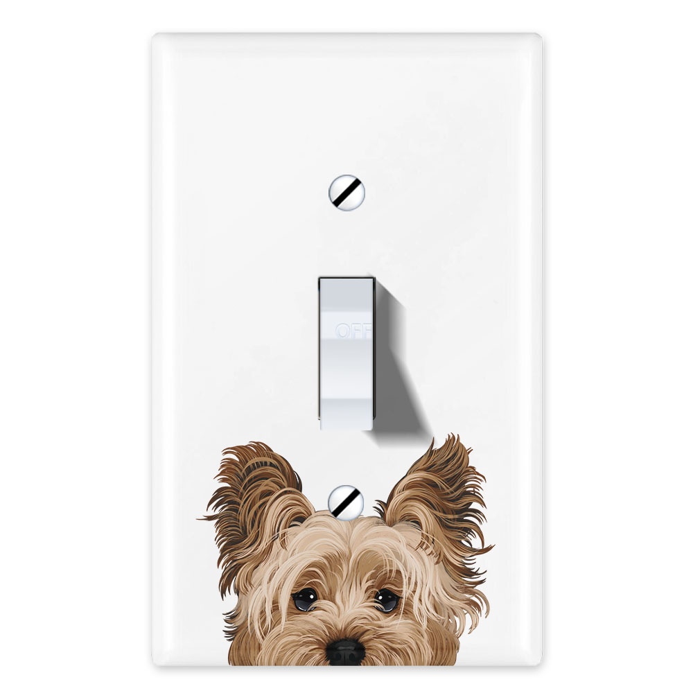 1-Gang Single Toggle Light Switch Wall Plate Decor Cover - Animal face - Picture 32 of 133