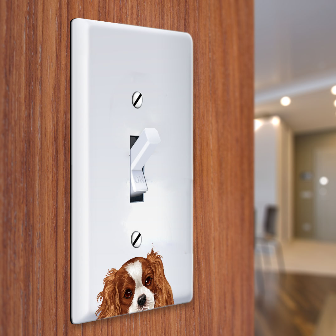 1-Gang Single Toggle Light Switch Wall Plate Decor Cover - Animal face - Picture 40 of 133