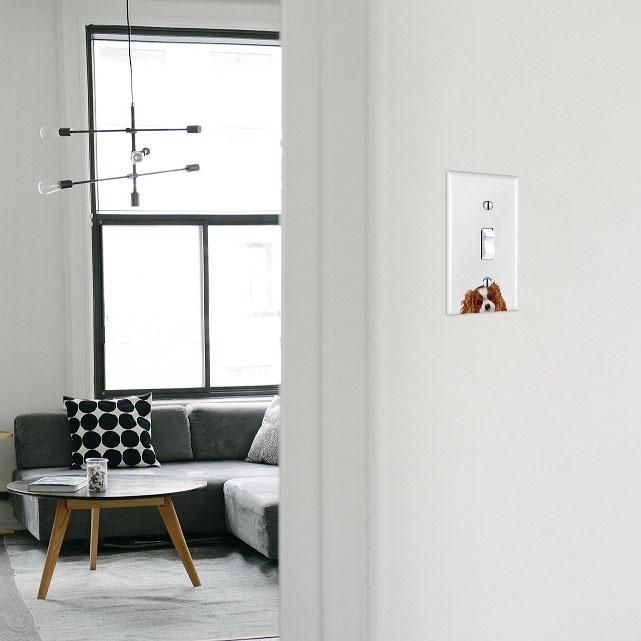 1-Gang Single Toggle Light Switch Wall Plate Decor Cover - Animal face - Picture 43 of 133