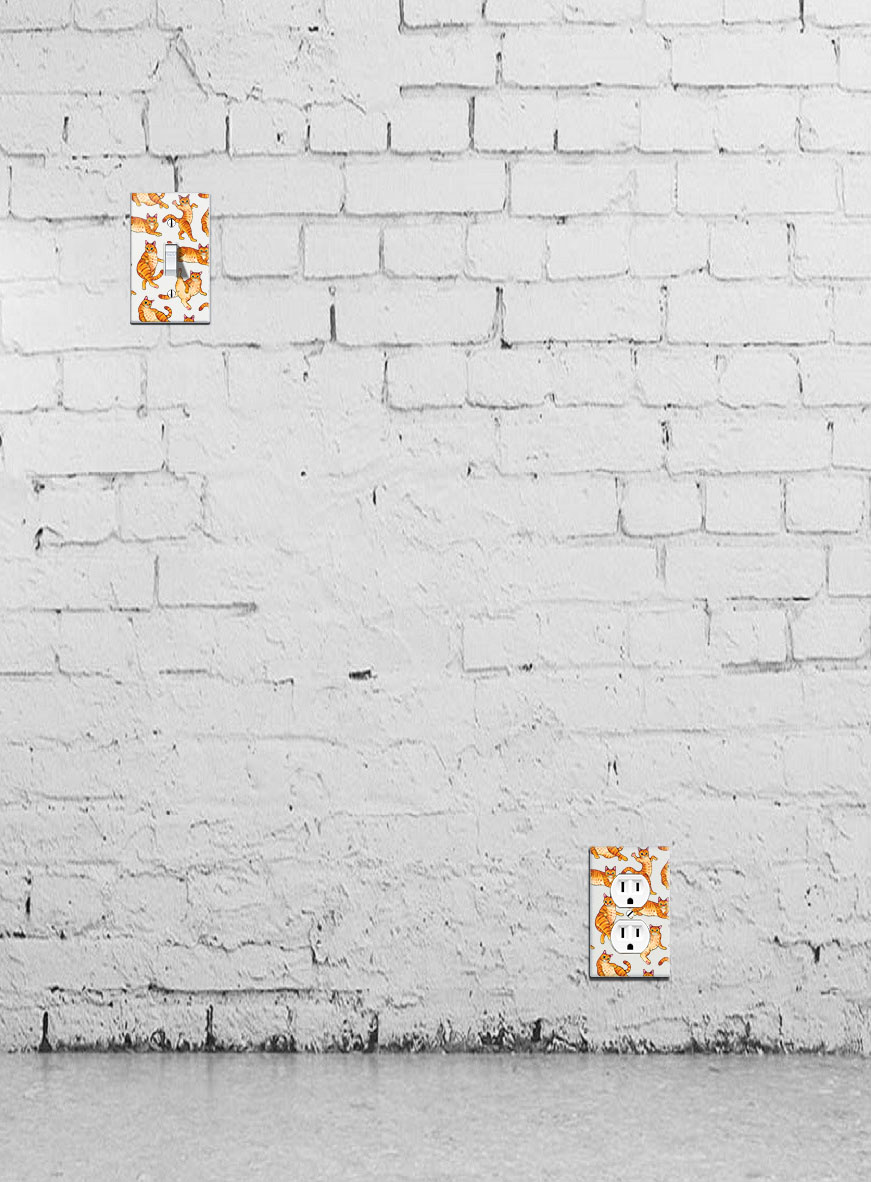 1-Gang Single Toggle Light Switch Wall Plate Decor Cover - Animal face - Picture 101 of 133