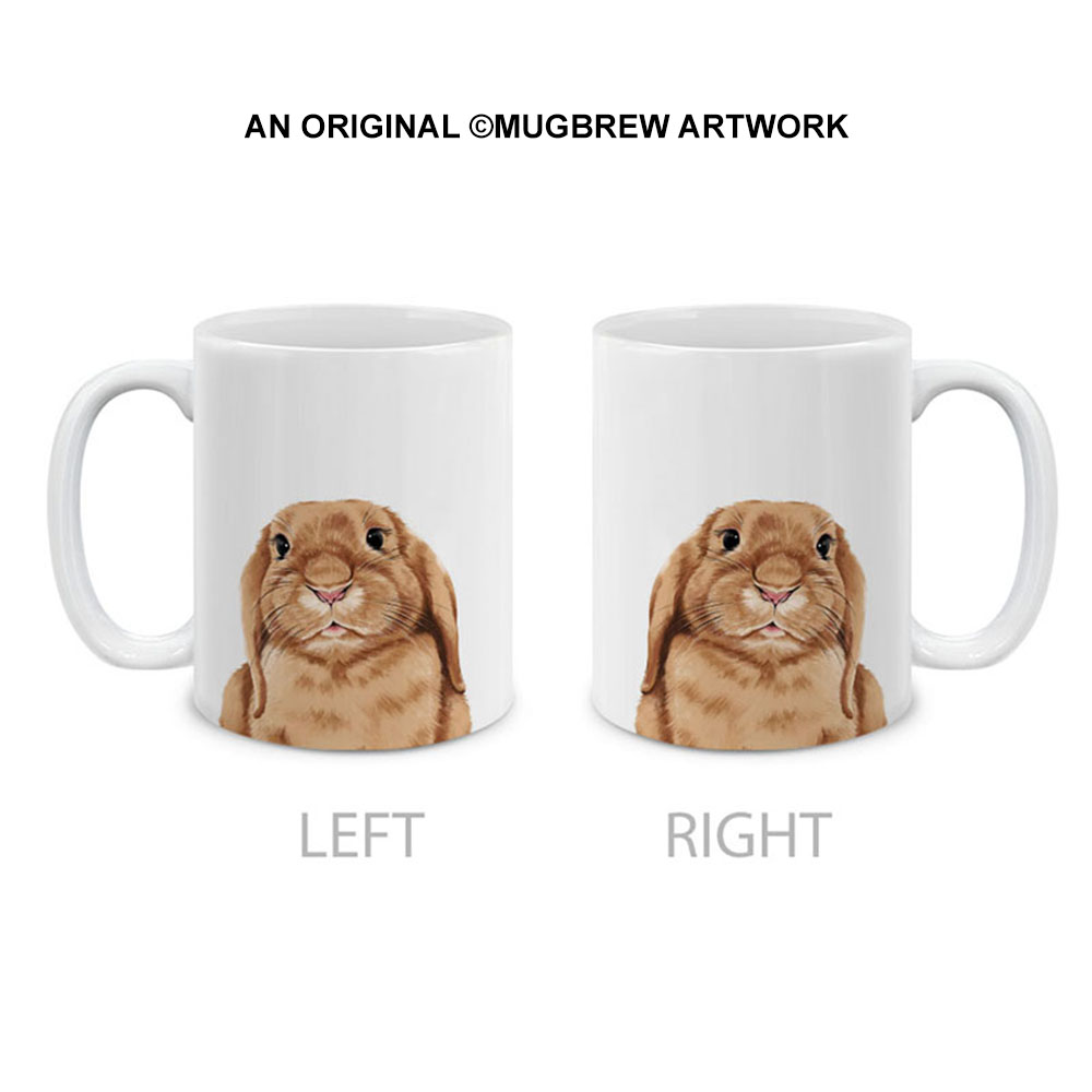 Dog Face Design Ceramic Travel Mug Home Tea Coffee Cup With Handgrip, 11 OZ - Picture 73 of 279